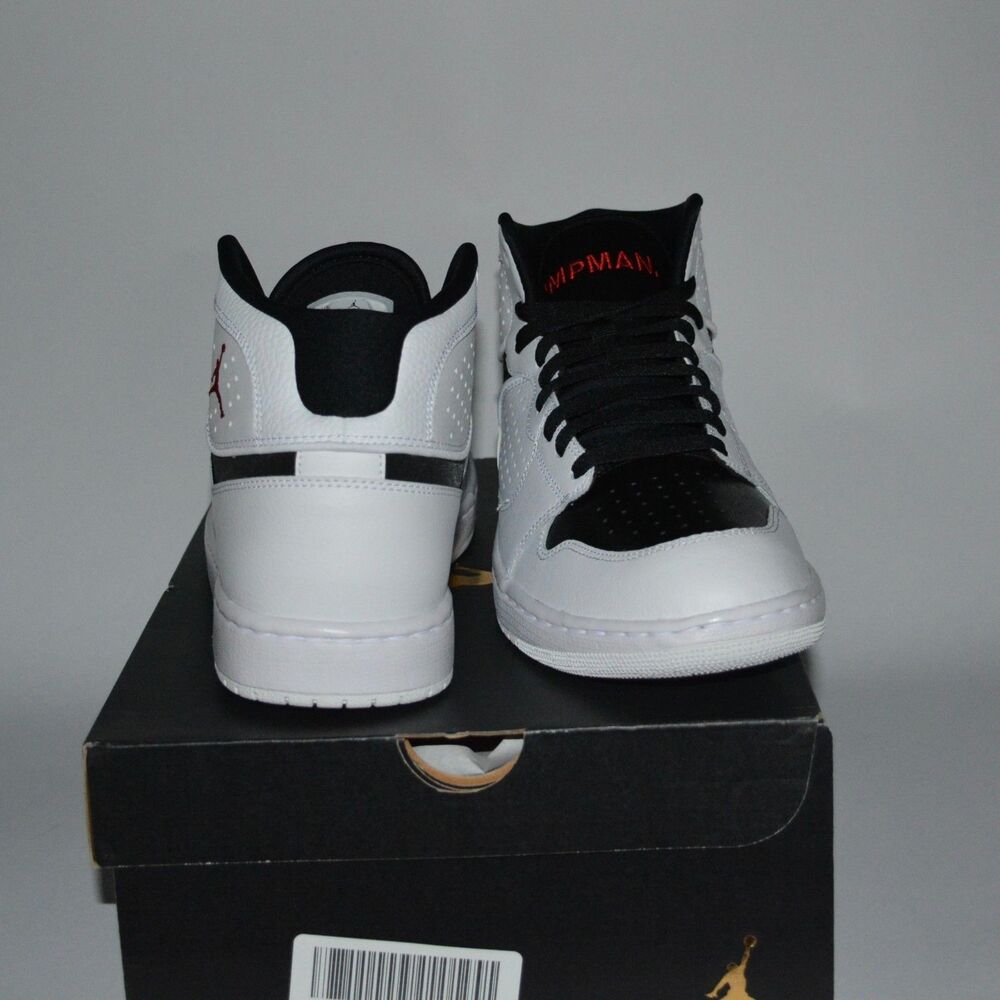 Nike Air Jordan Access White Red Black Sneakers Retro AR3762-101 Mens Size 11.5 - Picture 3 of 5